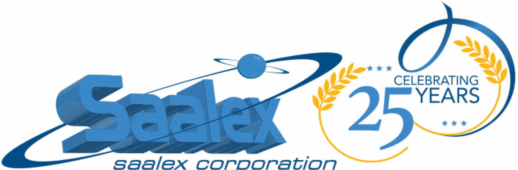 Saalex Solutions 25th Anniversary Logo